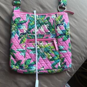 Vera Bradley Floral Pink Quilted adjustable bag